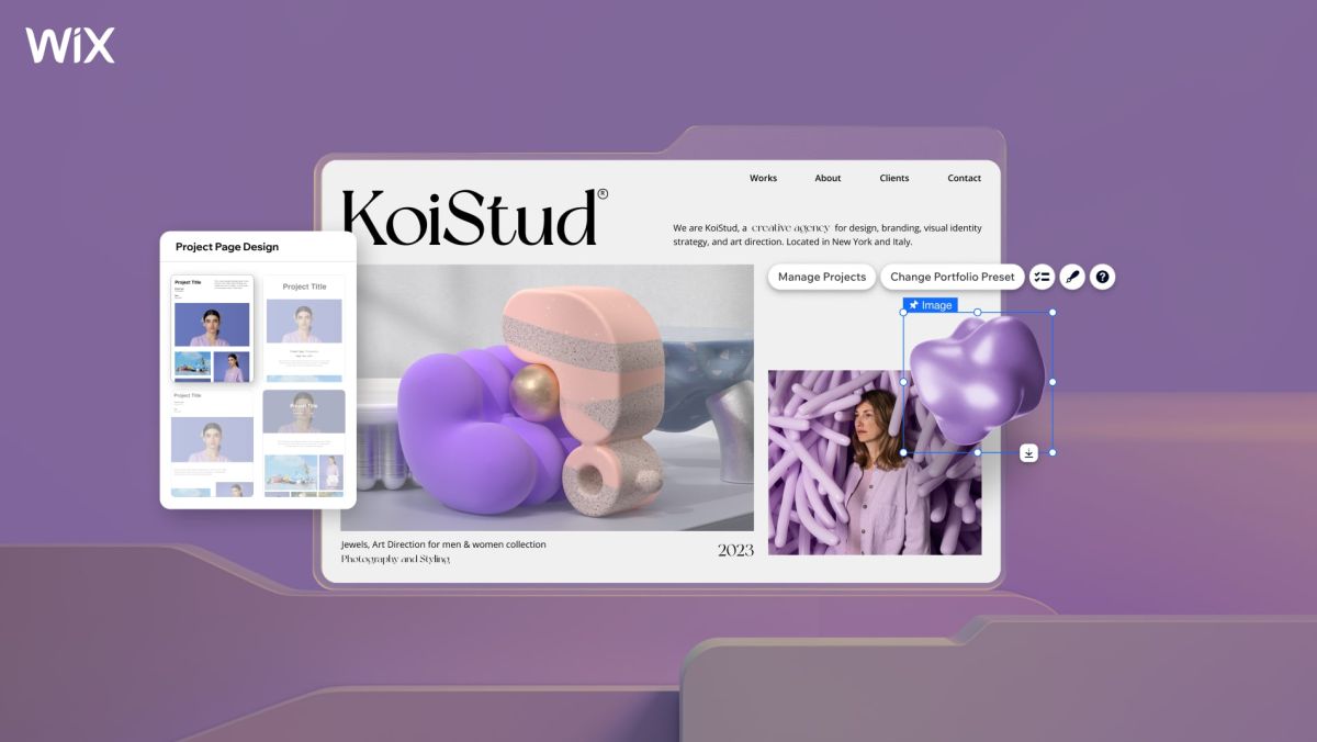 Wix wants more portfolio websites created and quickly