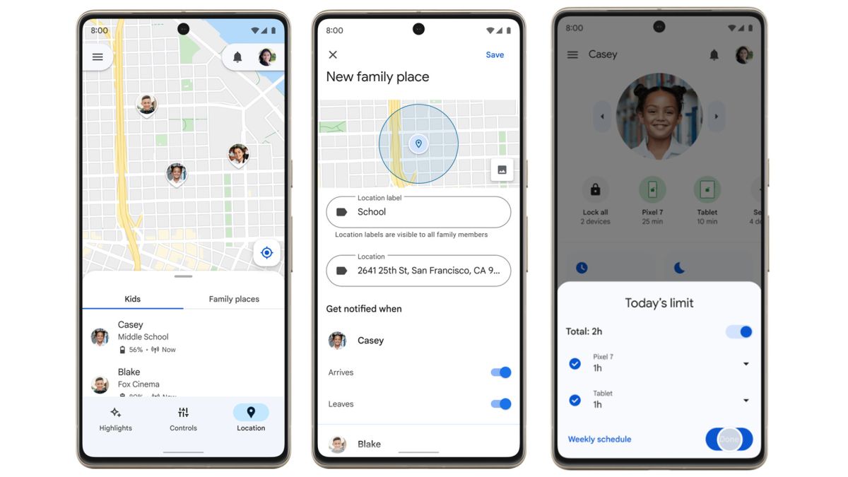 Google Family Link gets location tracking plus better screen time limiting features