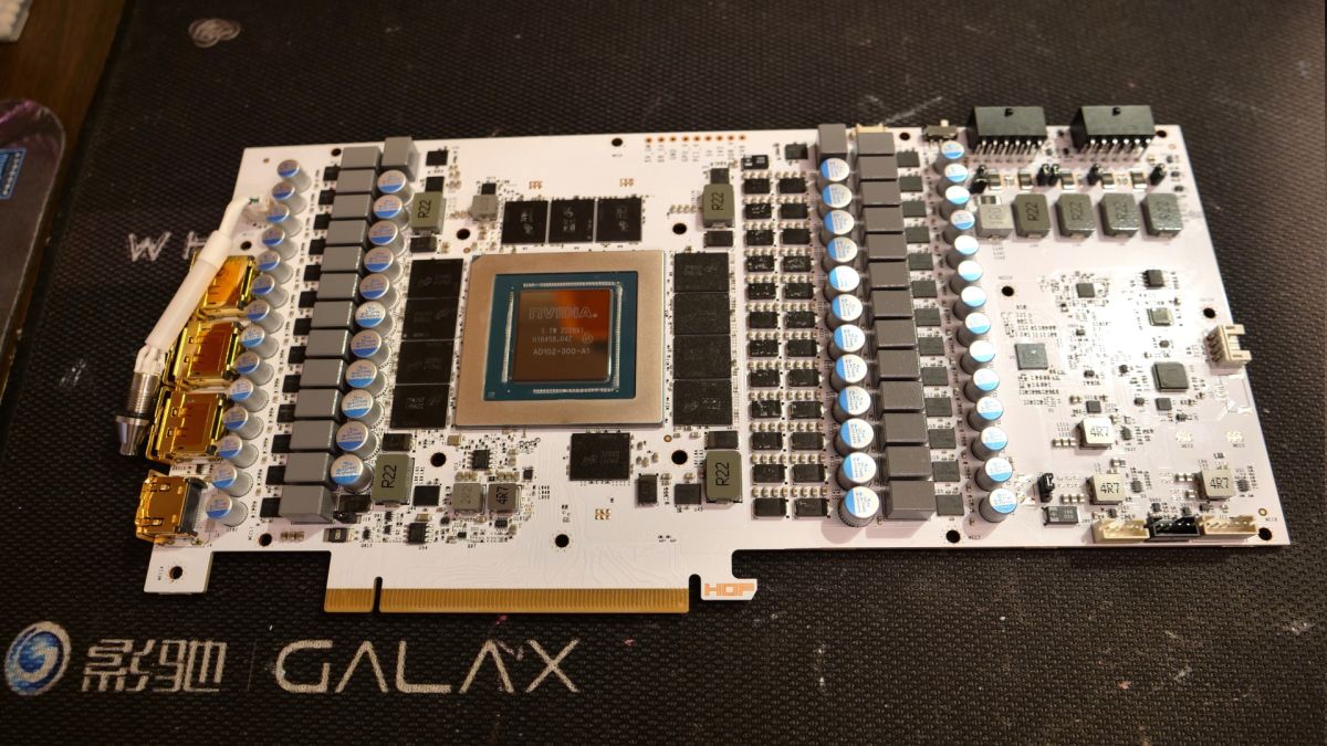 Nvidia RTX 4090 graphics card from Galax guzzles 1000W via twin power cables