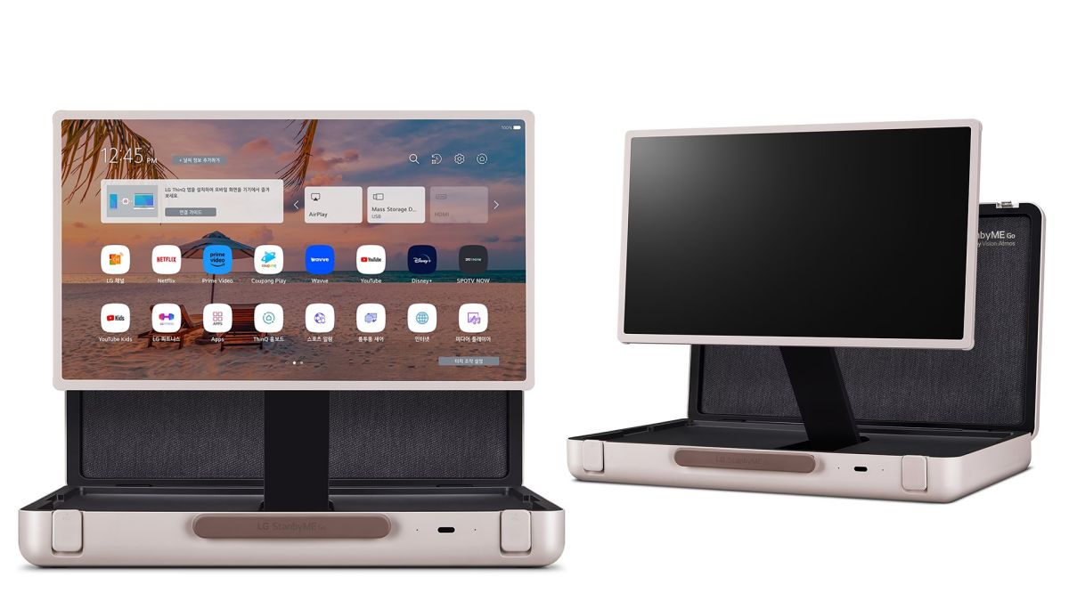 LG reveals the StanbyME Go, a portable tablet with its own stylish suitcase