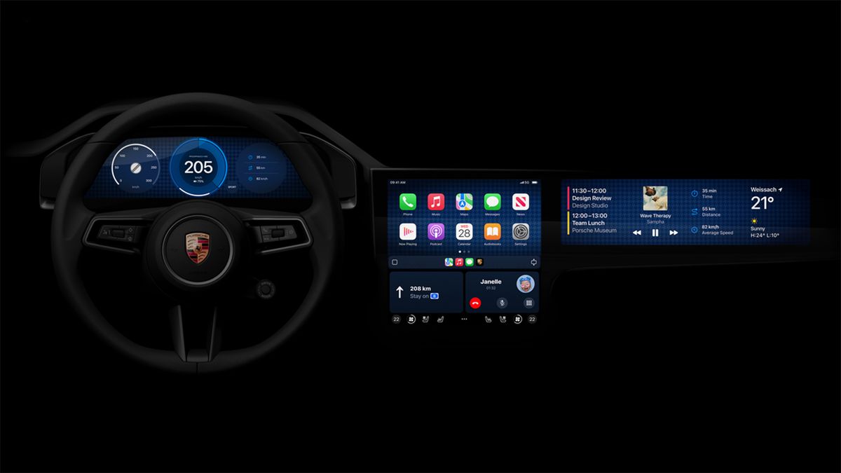 Apple teases next-generation of CarPlay, with Porsche and Aston Martin driving the charge