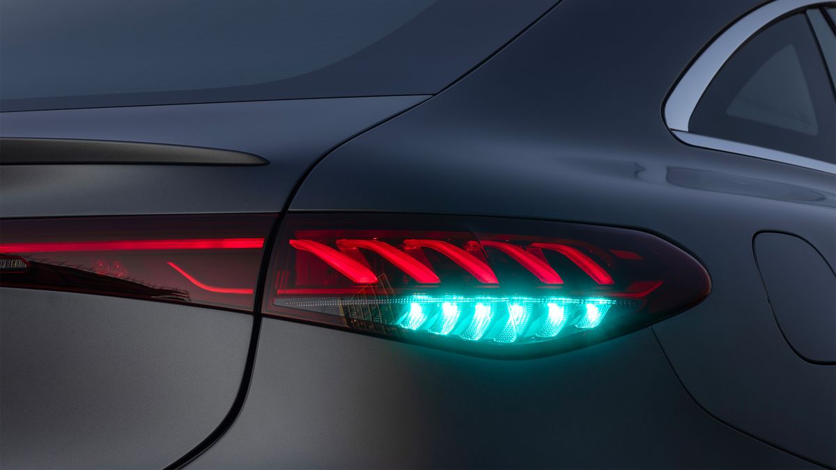 Self-driving cars could get these turquoise lights to warn you that they’re in autonomous mode