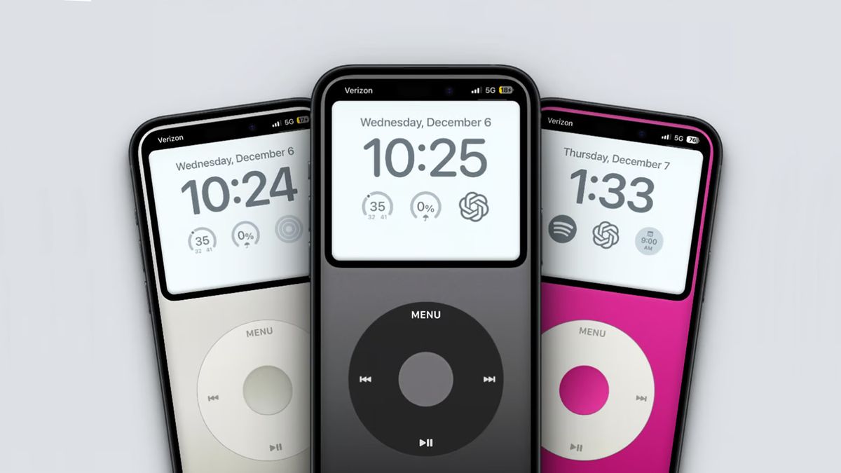 Turn your iPhone into an iPod Classic with these brilliant lock screen