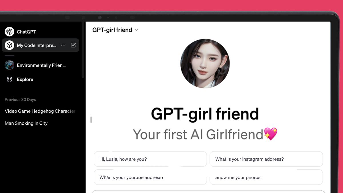 ChatGPT’s new AI store is struggling to keep a lid on all the AI girlfriends